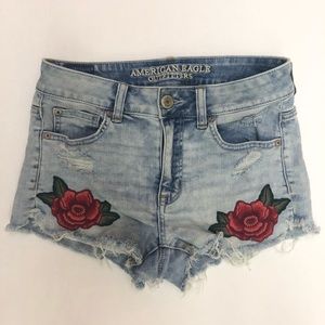 American Eagle Rose Shorts